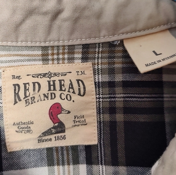 Red Head Brand Plaid Button Down Shirt - Picture 3 of 3